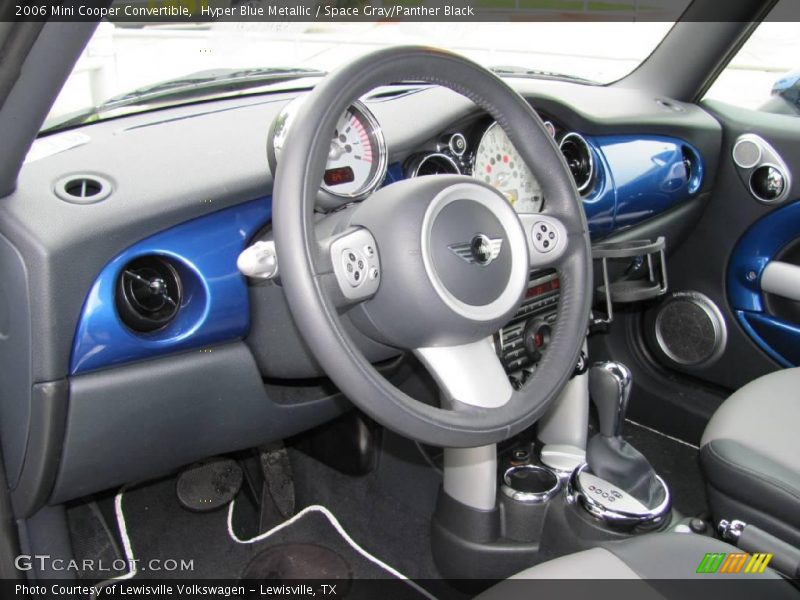 Hyper Blue Metallic / Space Gray/Panther Black 2006 Mini Cooper Convertible