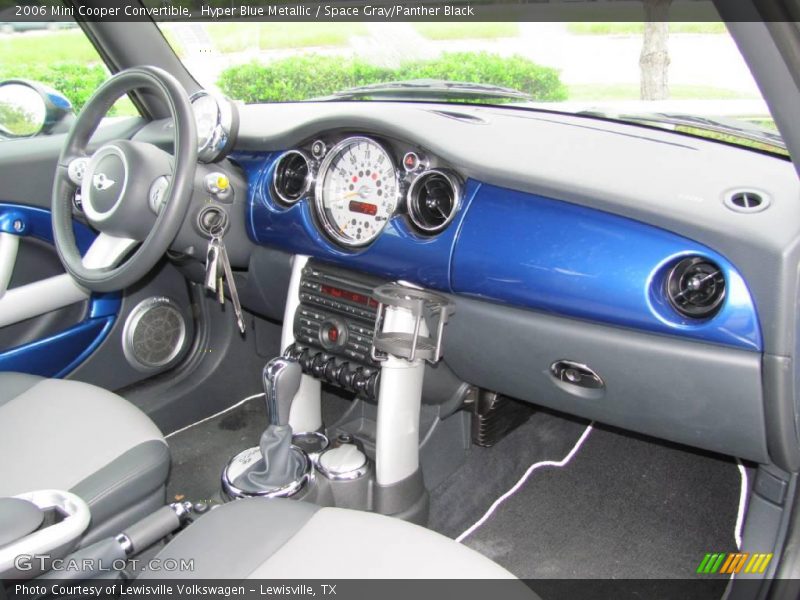 Hyper Blue Metallic / Space Gray/Panther Black 2006 Mini Cooper Convertible