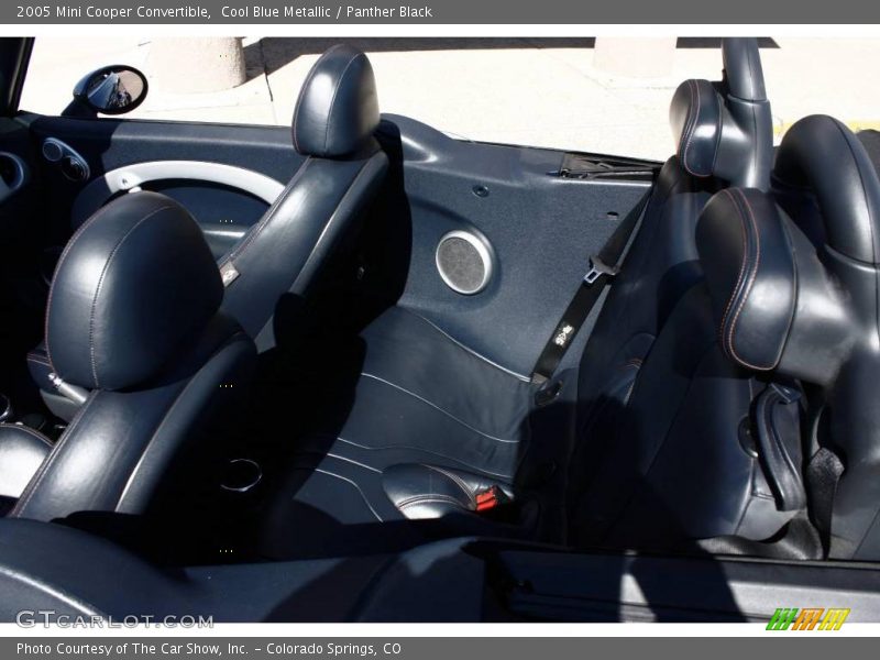 Cool Blue Metallic / Panther Black 2005 Mini Cooper Convertible