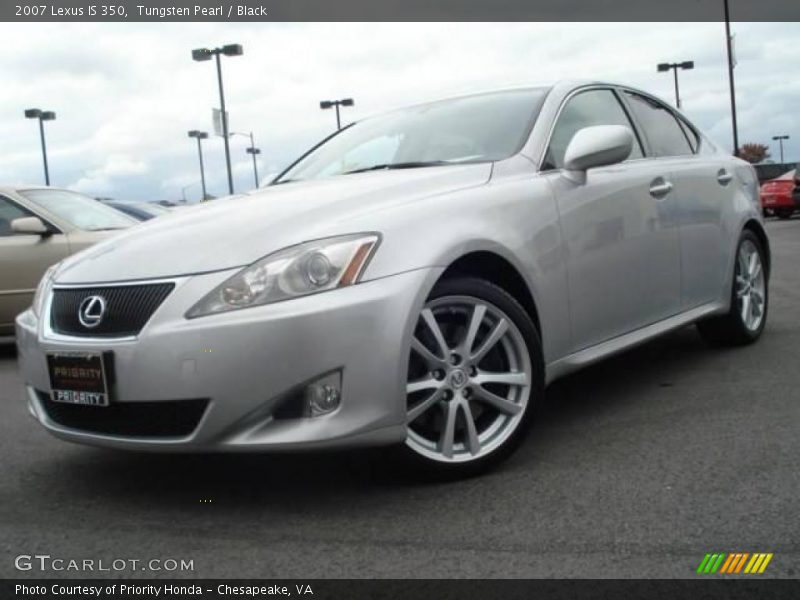 Tungsten Pearl / Black 2007 Lexus IS 350