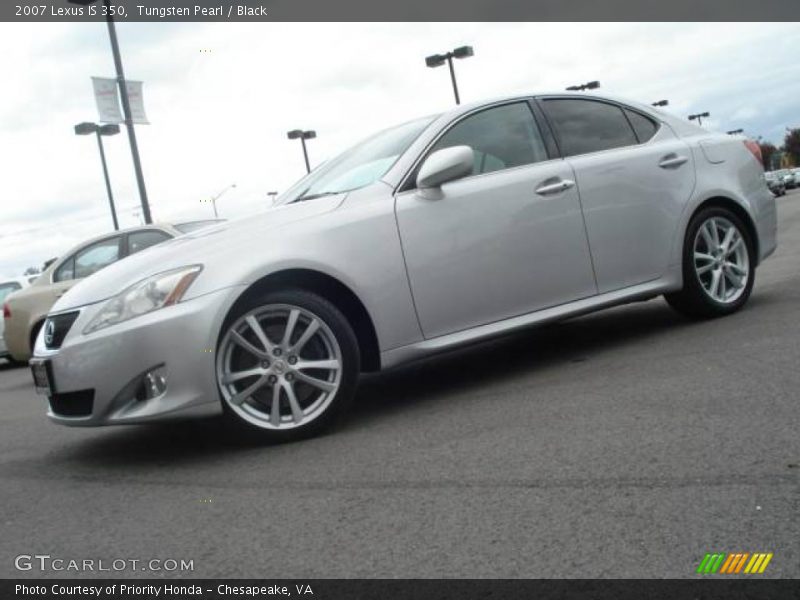 Tungsten Pearl / Black 2007 Lexus IS 350