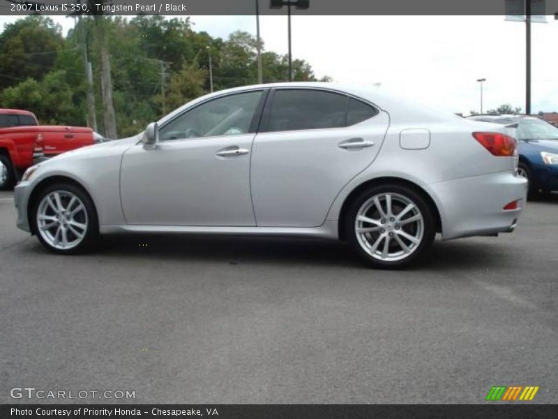 Tungsten Pearl / Black 2007 Lexus IS 350