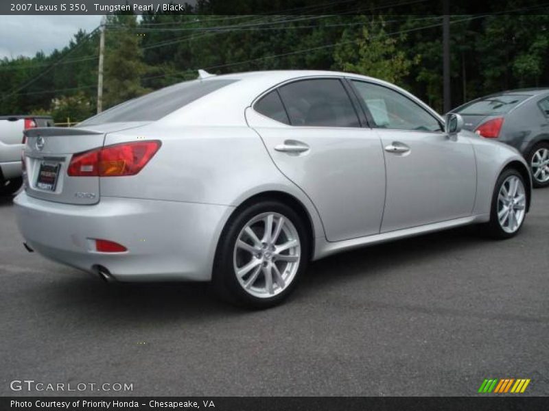 Tungsten Pearl / Black 2007 Lexus IS 350
