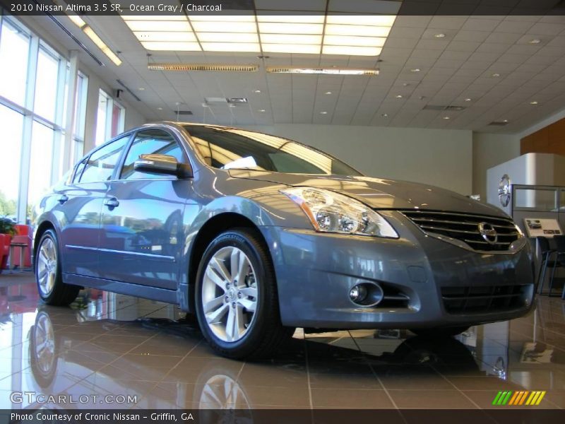 Ocean Gray / Charcoal 2010 Nissan Altima 3.5 SR
