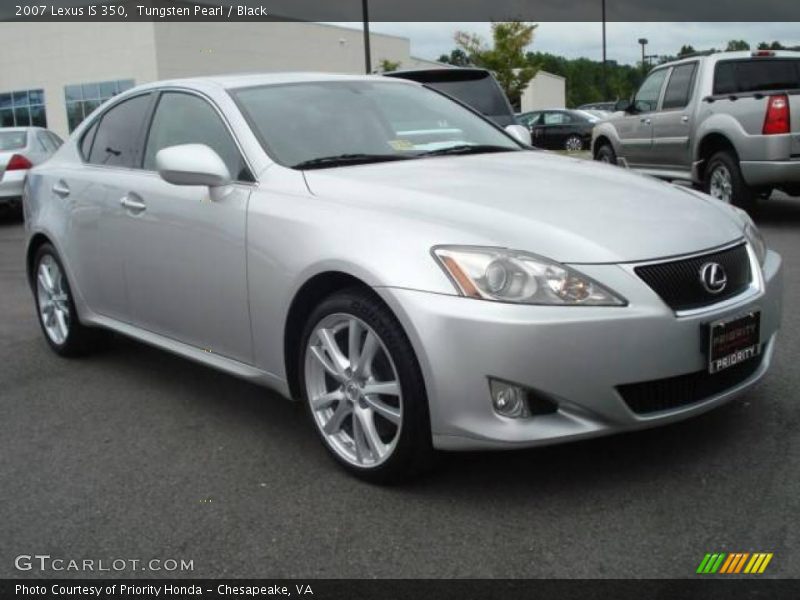 Tungsten Pearl / Black 2007 Lexus IS 350