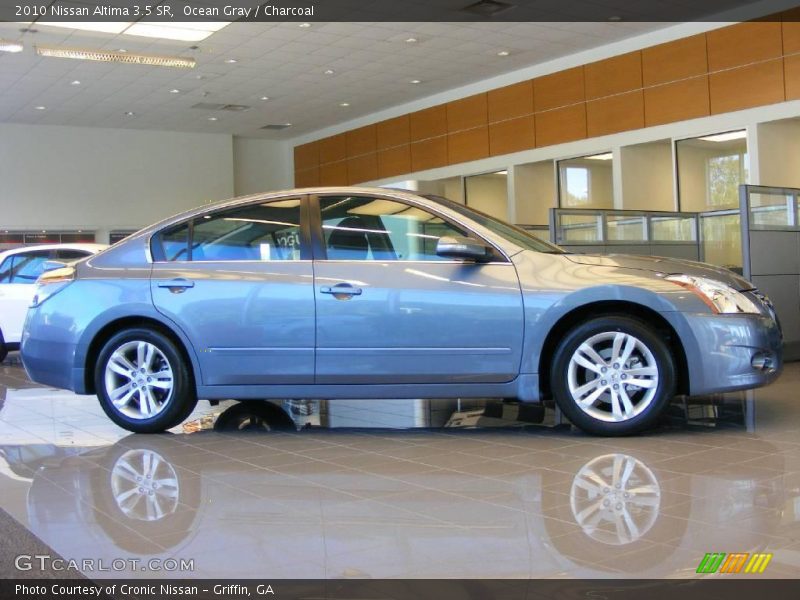 Ocean Gray / Charcoal 2010 Nissan Altima 3.5 SR