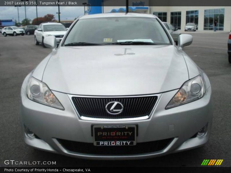 Tungsten Pearl / Black 2007 Lexus IS 350