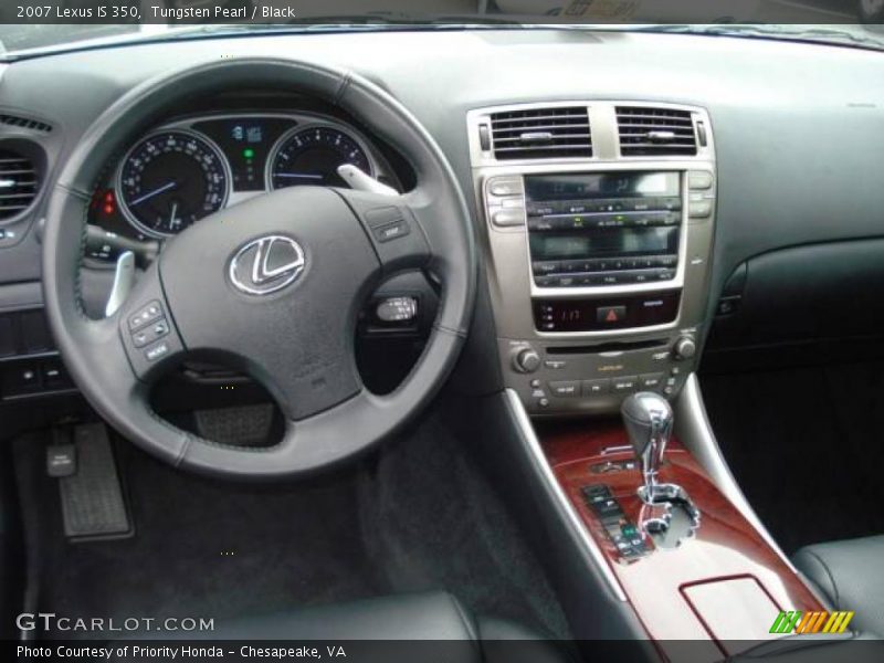 Tungsten Pearl / Black 2007 Lexus IS 350