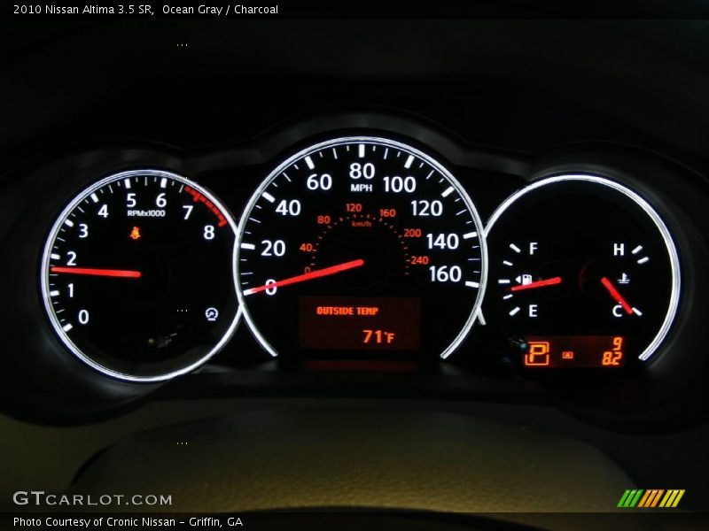 Ocean Gray / Charcoal 2010 Nissan Altima 3.5 SR