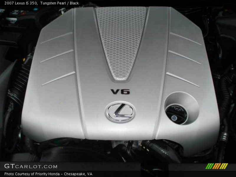 Tungsten Pearl / Black 2007 Lexus IS 350