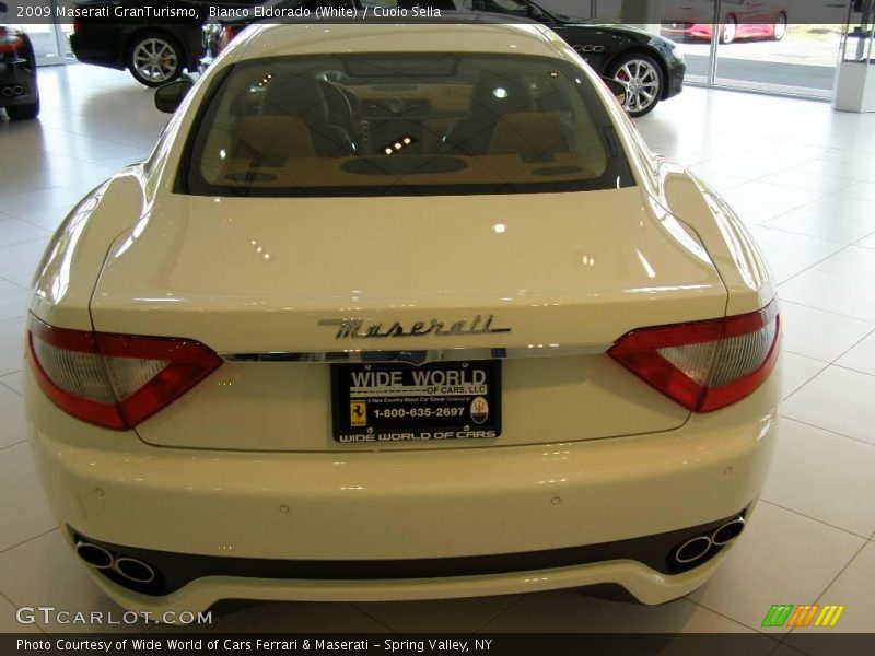 Bianco Eldorado (White) / Cuoio Sella 2009 Maserati GranTurismo