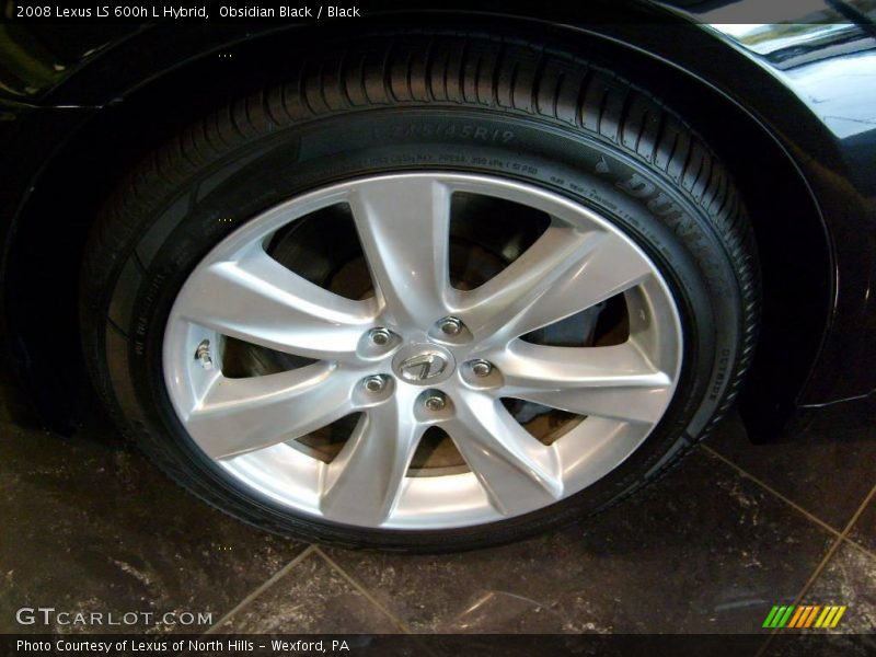 Obsidian Black / Black 2008 Lexus LS 600h L Hybrid