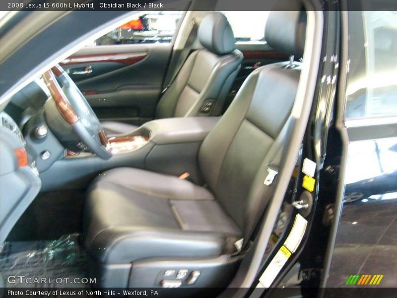 Obsidian Black / Black 2008 Lexus LS 600h L Hybrid