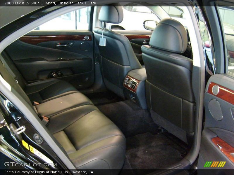 Obsidian Black / Black 2008 Lexus LS 600h L Hybrid