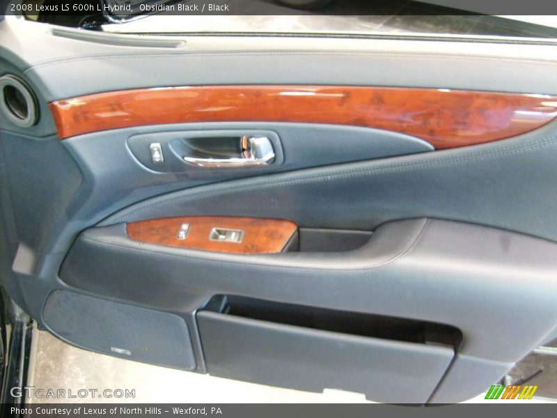 Obsidian Black / Black 2008 Lexus LS 600h L Hybrid