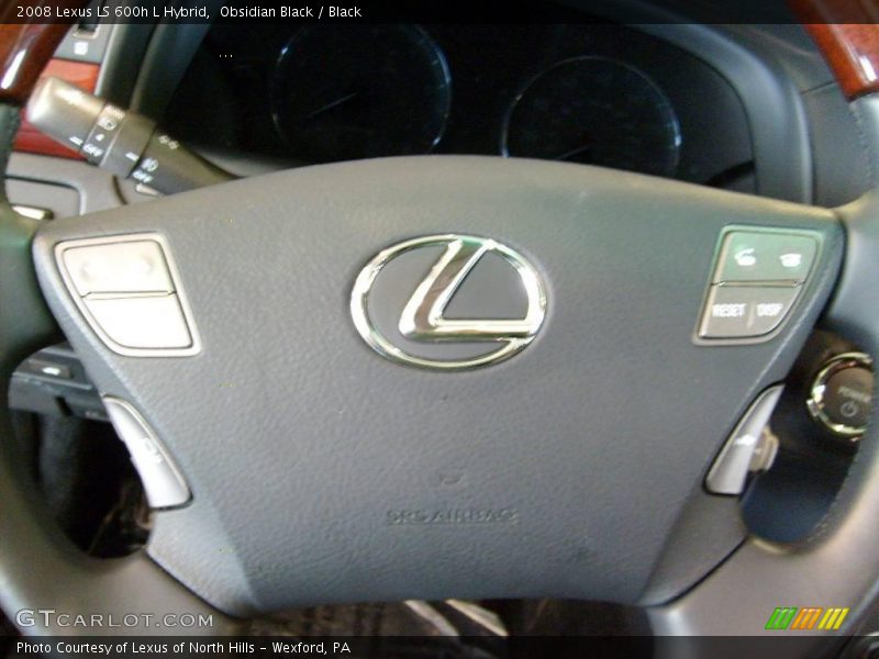 Obsidian Black / Black 2008 Lexus LS 600h L Hybrid