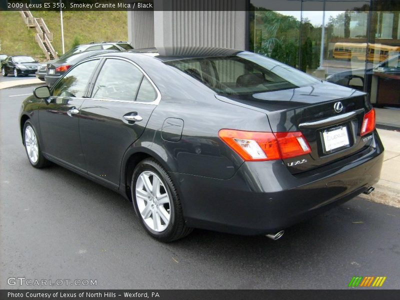 Smokey Granite Mica / Black 2009 Lexus ES 350