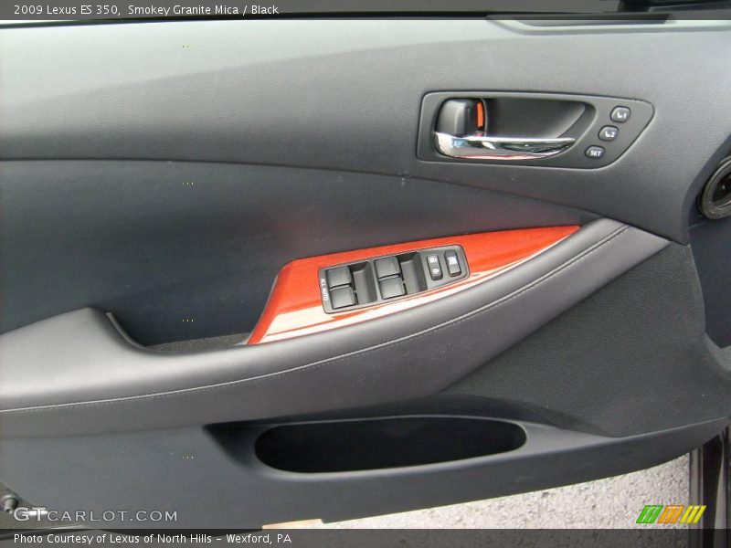 Smokey Granite Mica / Black 2009 Lexus ES 350