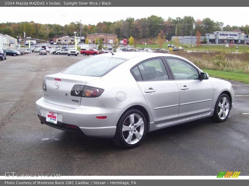 Sunlight Silver Mica / Black 2004 Mazda MAZDA3 s Sedan