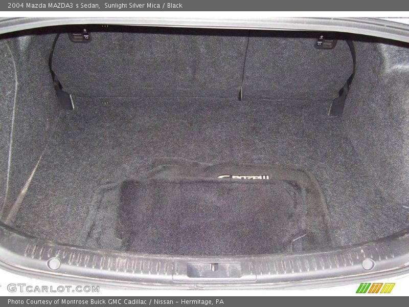 Sunlight Silver Mica / Black 2004 Mazda MAZDA3 s Sedan