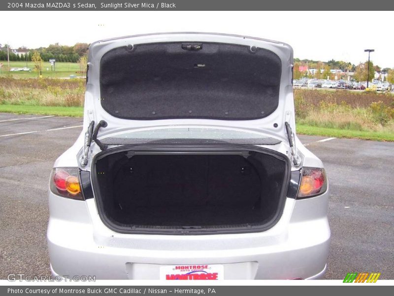 Sunlight Silver Mica / Black 2004 Mazda MAZDA3 s Sedan