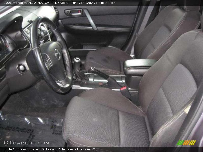 Tungsten Gray Metallic / Black 2006 Mazda MAZDA6 MAZDASPEED6 Sport