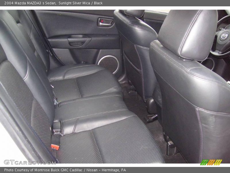 Sunlight Silver Mica / Black 2004 Mazda MAZDA3 s Sedan