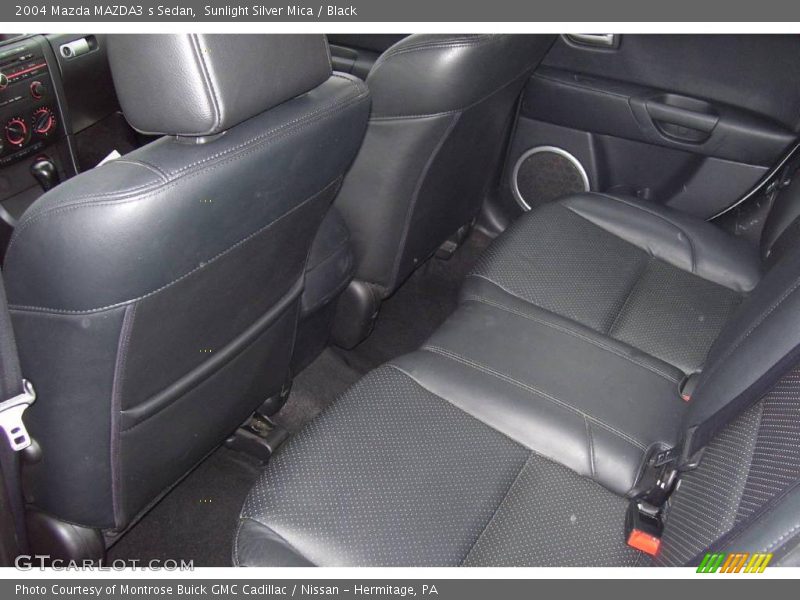 Sunlight Silver Mica / Black 2004 Mazda MAZDA3 s Sedan