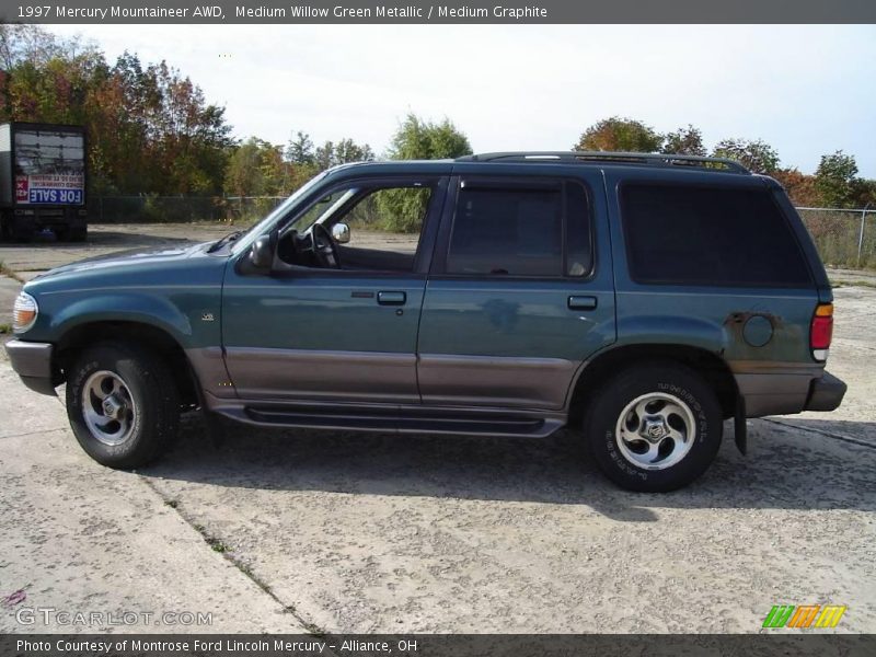 Medium Willow Green Metallic / Medium Graphite 1997 Mercury Mountaineer AWD