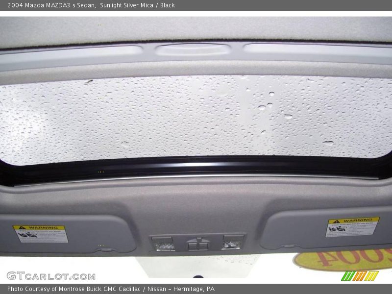 Sunlight Silver Mica / Black 2004 Mazda MAZDA3 s Sedan