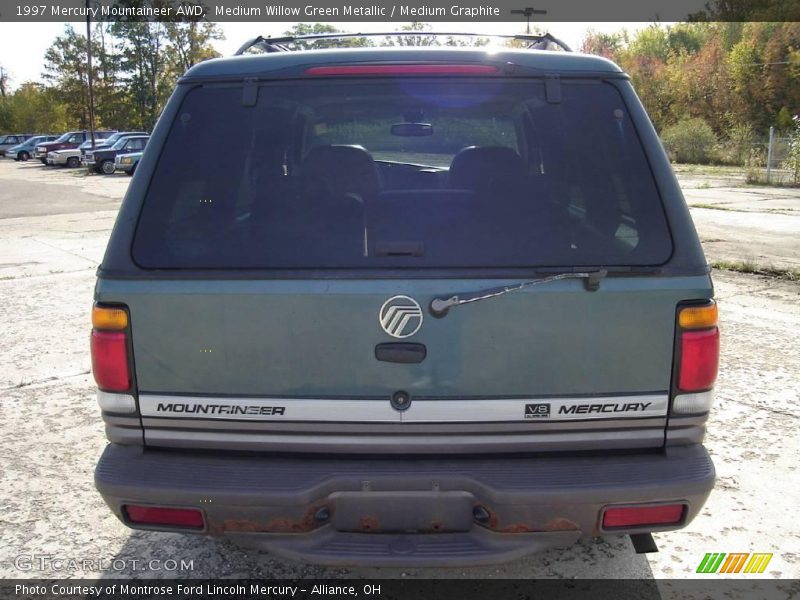 Medium Willow Green Metallic / Medium Graphite 1997 Mercury Mountaineer AWD