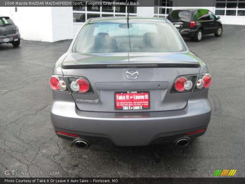 Tungsten Gray Metallic / Black 2006 Mazda MAZDA6 MAZDASPEED6 Sport