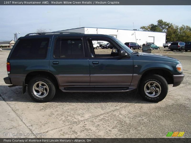 Medium Willow Green Metallic / Medium Graphite 1997 Mercury Mountaineer AWD