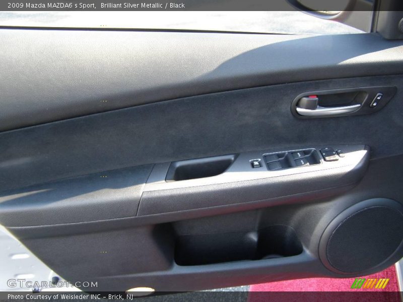 Brilliant Silver Metallic / Black 2009 Mazda MAZDA6 s Sport