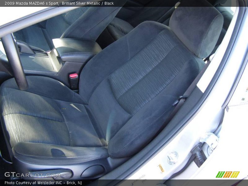 Brilliant Silver Metallic / Black 2009 Mazda MAZDA6 s Sport