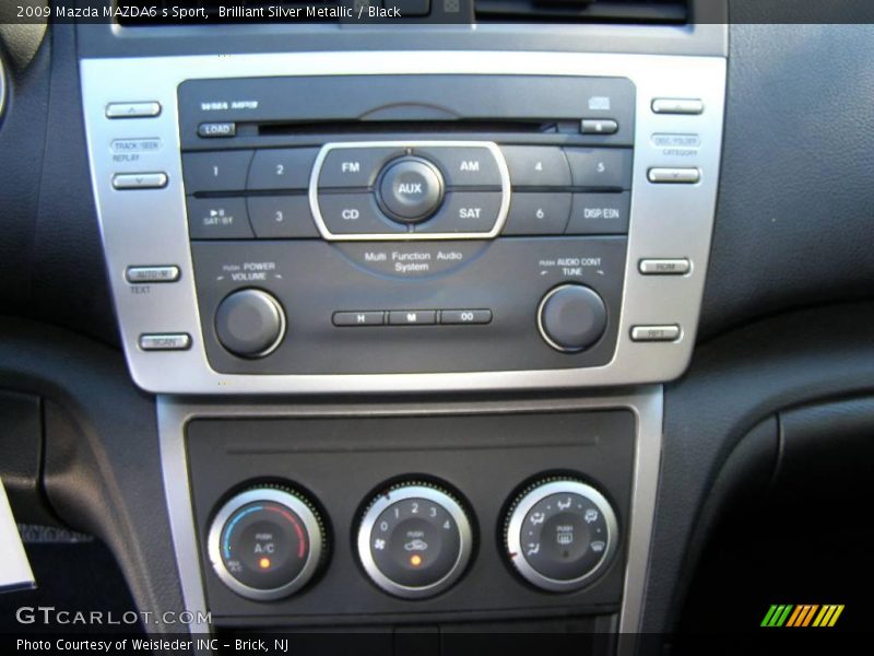 Brilliant Silver Metallic / Black 2009 Mazda MAZDA6 s Sport