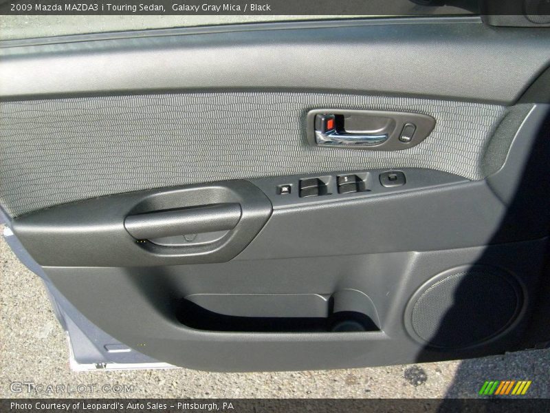 Galaxy Gray Mica / Black 2009 Mazda MAZDA3 i Touring Sedan