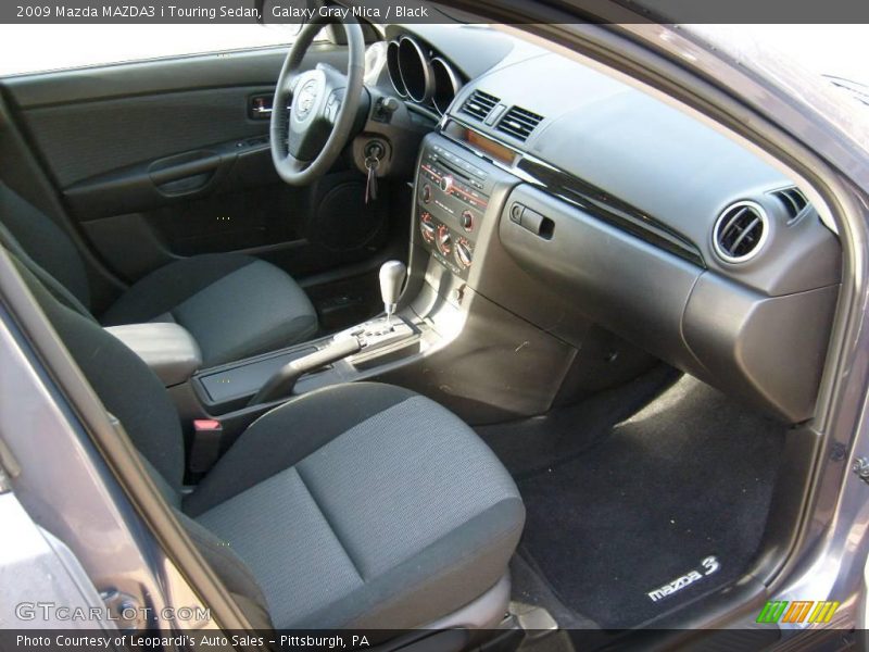 Galaxy Gray Mica / Black 2009 Mazda MAZDA3 i Touring Sedan