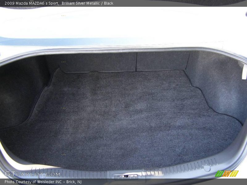 Brilliant Silver Metallic / Black 2009 Mazda MAZDA6 s Sport