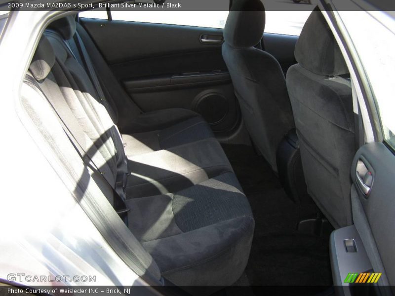 Brilliant Silver Metallic / Black 2009 Mazda MAZDA6 s Sport