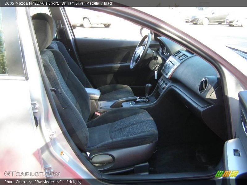 Brilliant Silver Metallic / Black 2009 Mazda MAZDA6 s Sport