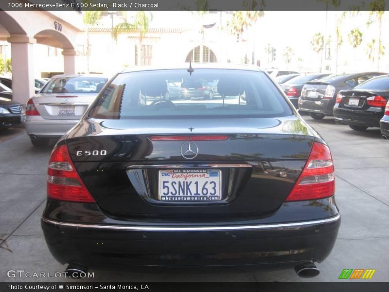 Black / Charcoal 2006 Mercedes-Benz E 500 Sedan