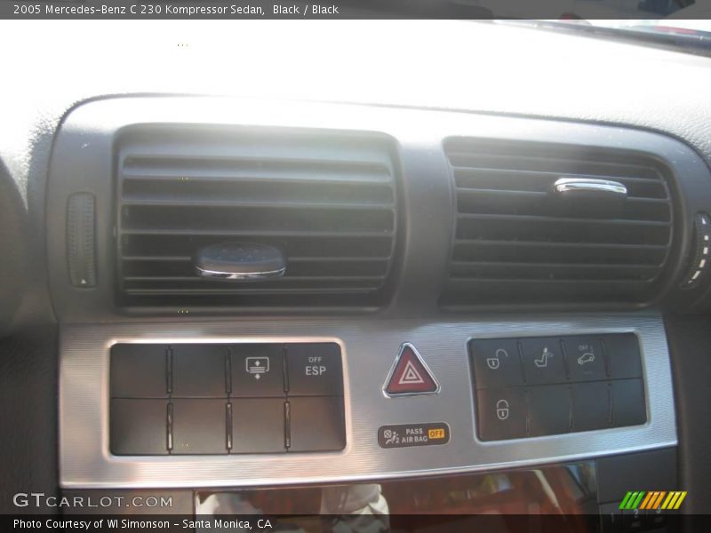 Black / Black 2005 Mercedes-Benz C 230 Kompressor Sedan