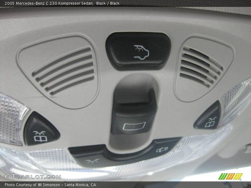 Black / Black 2005 Mercedes-Benz C 230 Kompressor Sedan