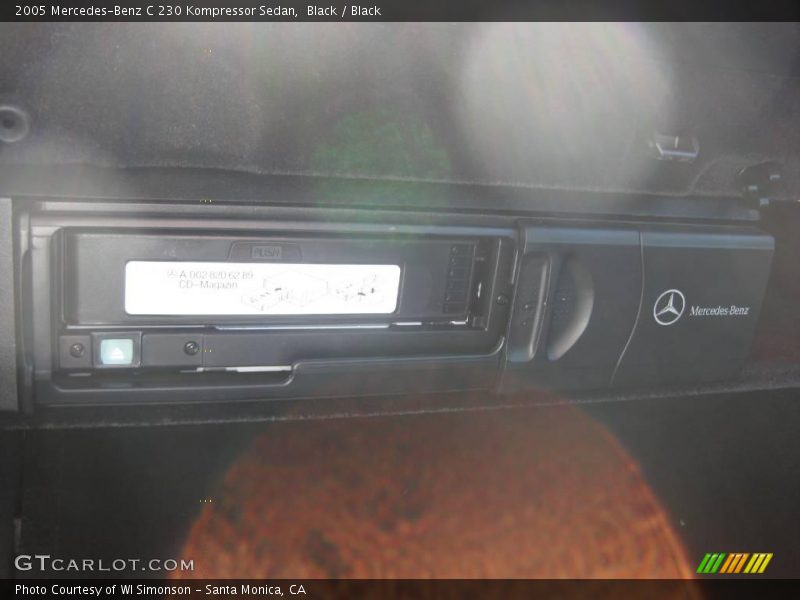 Black / Black 2005 Mercedes-Benz C 230 Kompressor Sedan