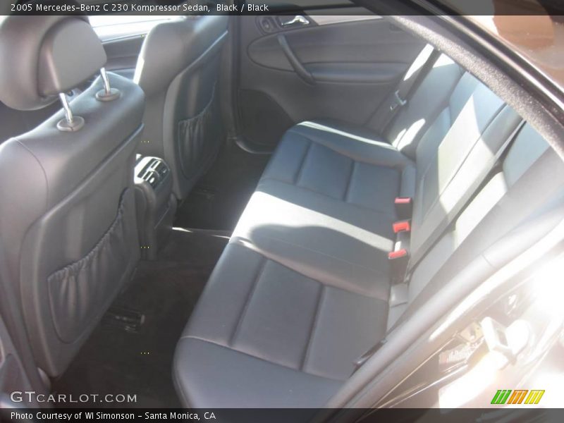 Black / Black 2005 Mercedes-Benz C 230 Kompressor Sedan