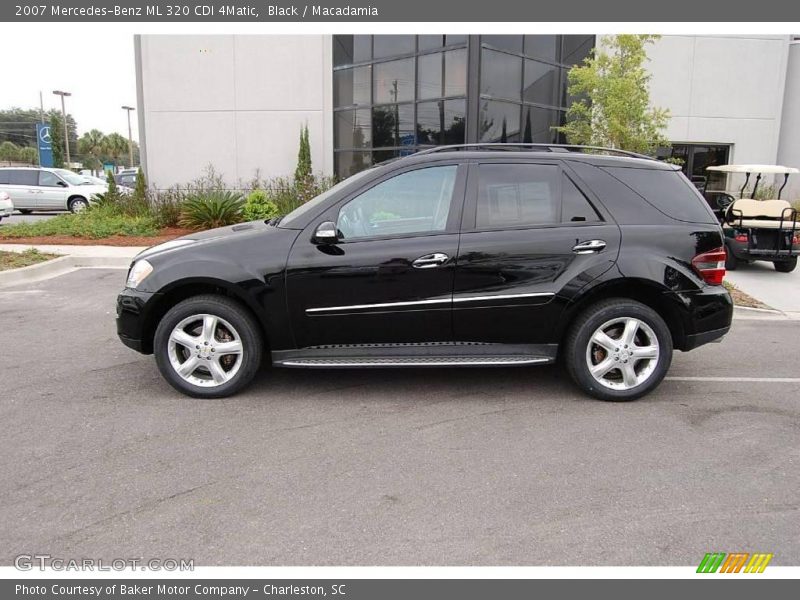 Black / Macadamia 2007 Mercedes-Benz ML 320 CDI 4Matic