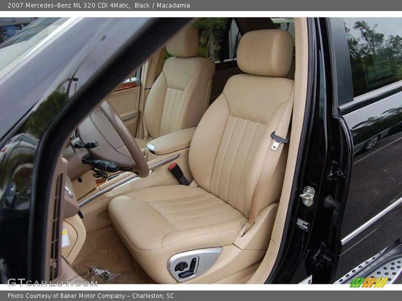 Black / Macadamia 2007 Mercedes-Benz ML 320 CDI 4Matic