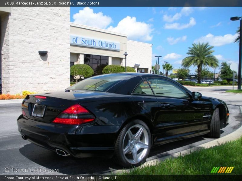 Black / Stone 2009 Mercedes-Benz SL 550 Roadster