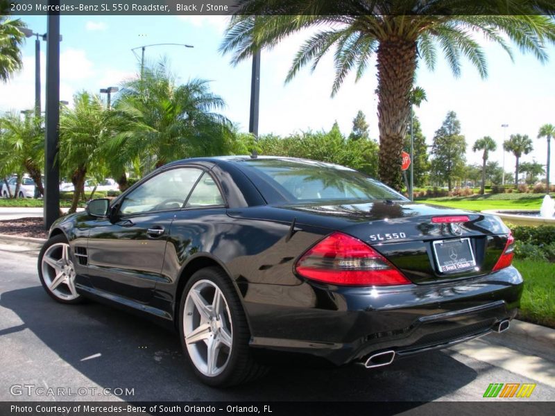 Black / Stone 2009 Mercedes-Benz SL 550 Roadster